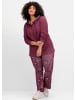 sheego by Joe Browns Kapuzensweatshirt in weinrot