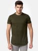 Tazzio T-Shirt Rundhals "E105" - Regular Fit- in Khaki