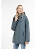 ICEBOUND Wattierte Regenjacke in Blaugrau