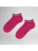 Hudson Sneakersocken Cute Blumenmuster in Hot pink
