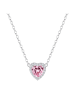 Trilani Kette Herz aus Sterling Silber mit Zirkonia in silber