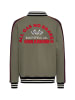 King Kerosin King Kerosin Collegejacke All Gas No Brakes in olivgrün