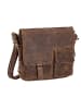 Greenburry Umhängetasche Vintage Revival Messenger in Sattelbraun