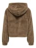 ONLY Teddyfell Jacke in Cocoa Créme