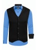 Rusty Neal Hemd mit Weste in Blau