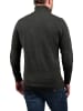 BLEND Rollkragenpullover BHLatif 20707474ME Strickpullover mit Ellbogenpatches in dunkelgrau