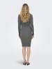ONLY Kleid in Dark Grey Melange