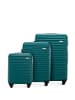 Wittchen 3tlg. Koffer Set GROOVE Line Kollektion (H)77 x(B)52x(T)29cm in Green