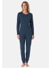 Schiesser Schlafanzug Casual Essentials in Ultra violett