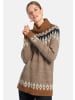 DAY.LIKE Pullover alpaca in CAMEL/MULTICOLOR