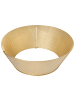 Beliani Weihnachtsbaumkragen LAPUA in Gold - (W) 64 x (H) 25 x (L) 64 cm