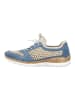rieker Sneaker in Blau/Beige