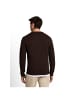 Tom Tailor Pullover in dark chocolate brown melange