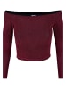 Urban Classics Longsleeves in burgundy