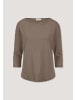 Hessnatur Longsleeve Relaxed in mocca