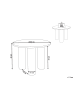 Beliani Couchtisch SENOIA in Braun - (W) 60 x (H) 46 x (L) 60 cm