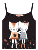 Denokids Dress Copper Stars in Black