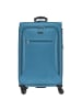 D&N Travel Line 6404 - 4-Rollen-Trolley L 78 cm in petrol