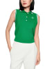MARC CAIN SPORTS  Stricktop mit Ajourmuster in Bright Emerald New