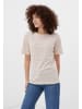 Finn Flare T-Shirt Streifen in beige