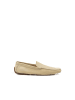 Bally Beige Leder Mokassin