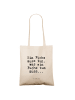 Mr. & Mrs. Panda Schultertasche Ein Fuchs muss tun,... mit Spruch in Creme