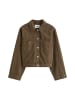 Marc O'Polo DENIM Oversize-Jeansjacke cropped in Hazelnut Brown
