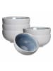 Ritzenhoff & Breker 6er Set Müslischalen Skagen Stone 450 ml in grau