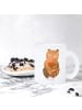 Mr. & Mrs. Panda Trinkglas Bär Dankbar ohne Spruch in Transparent