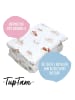 TupTam Kinder Bettdecken Set Gemustert in beige
