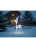 Beliani LED Deko MALAREN in Weiß/Rot - (W) 90 x (H) 140 x (L) 32 cm