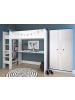 Parisot Jugendzimmer Set Hochbett 90x200 Schreibtisch Kleiderschrank