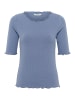 Cream Bluse langarm CRRibba Slim fit in Stonewash