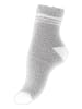 Yenita® Kuschelsocken 4 Paar in grau-weiss