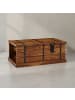 KADIMA DESIGN Couchtisch 100x60x40 cm Massivholz Truhentisch mit