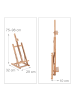 relaxdays Tischstaffelei in Natur - (B)29 x (H)98 x (T)32 cm