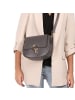 Toscanto Leder Umhängetasche Toscanto Tasche dunkelgrau ca. 23cm