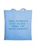 Mr. & Mrs. Panda Tragetasche Spruch Verkäufer Helden mit Spruch in Sky Blue