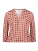 CARTOON Casual-Bluse mit Muster in Cream/Rosé