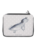 Mr. & Mrs. Panda Bleistiftetui Axolotl Schwimmen ohne Spruch in Grau Pastell