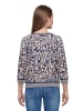 Betty Barclay Strickpullover mit Tunnelzug in Dark Blue/Beige