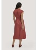Hessnatur Kleid in terrakotta