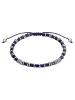 True Rebels Armband aus Edelstahl mit Lapislazuli in silber