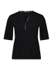 Betty Barclay Basic Shirt mit Knöpfen in Patch Black/Beige
