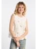 DreiMaster Vintage Damen Top in Wollweiss Gelb