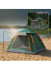 relaxdays Campingzelt in Dunkelgrün – (B)240 x (H)155 x (T)240 cm