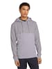 TOM TAILOR Denim Sweatshirt Structure Hoody in Grau