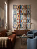KADIMA DESIGN Teppich Wolle Handgetuftet DERWENT Geometrisch Wohnzimmer in Multicolor-Blau