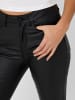 ONLY Skinny Fit Jeans PU Kunstleder Hose Mid Rise Pants Trousers ONLANNE in Schwarz