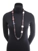 collezione alessandro Lange Kette " Maya " in braun